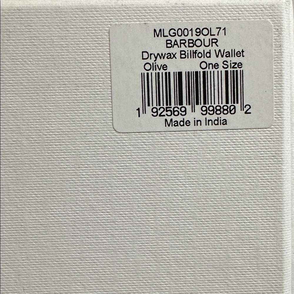 New RFID Barbour Bi-Fold Wallet - Picture 8 of 8